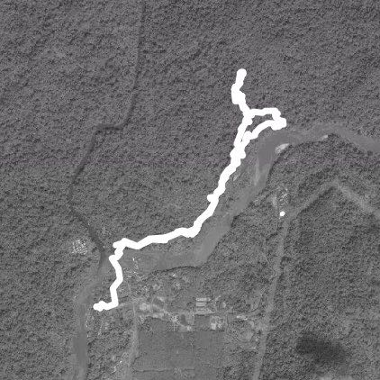 National Park walking route map in Kuala Tahan