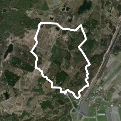 Plank route walking route map in Spier