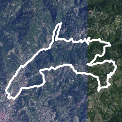 Sarzana Fosdinovo avis 06/10/19 walking route map in Sarzana