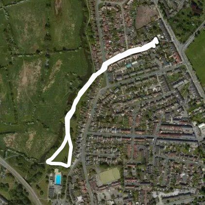 Edward evening meander walking route map in Willaston