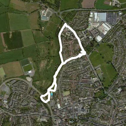 The edward loop walking route map in Willaston