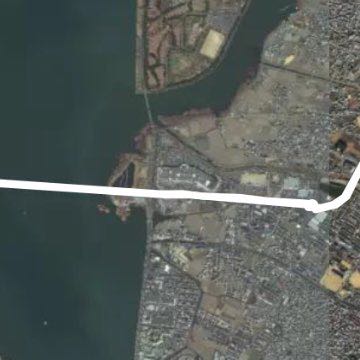 Certain place park walking route map in Kusatsu