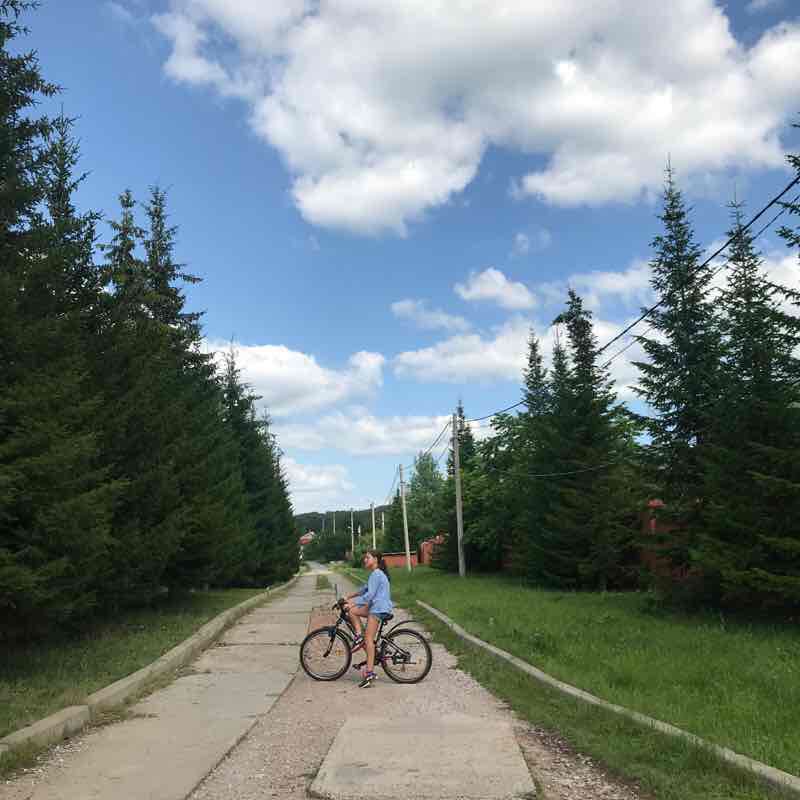 The Mana River walking route map in Manskii