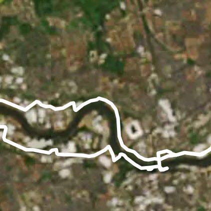 Lovely walk along the riverbank at Roker walking route map in Sunderland