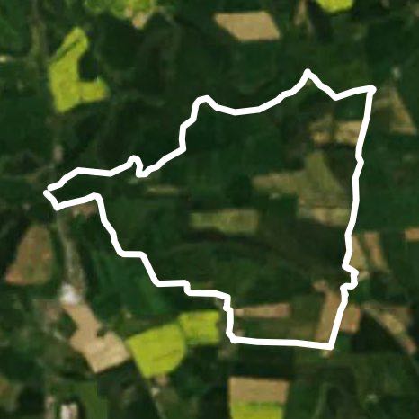 Sunderland Bridge walking route map in Croxdale