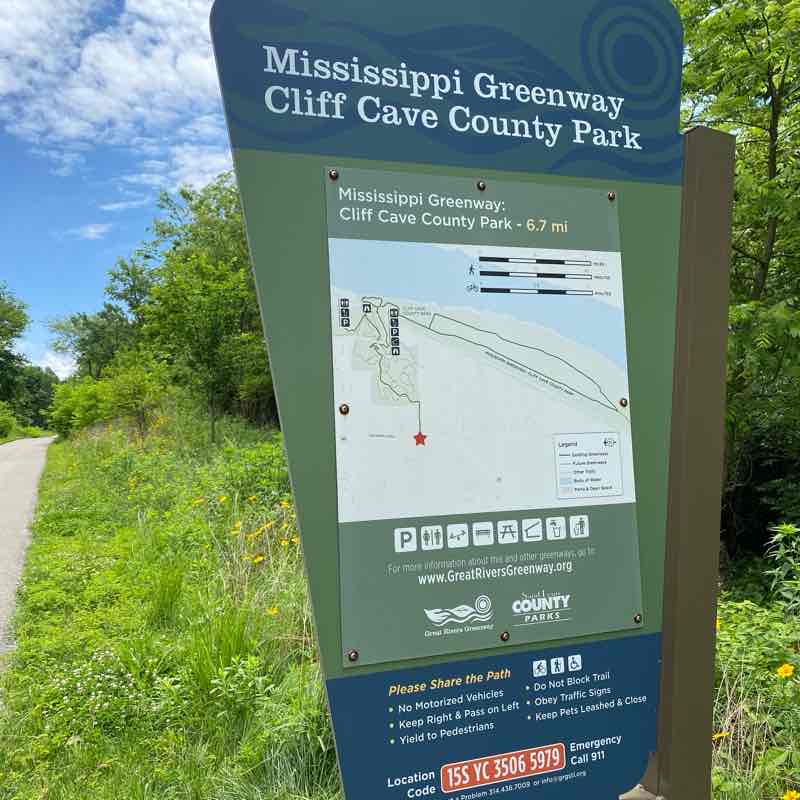 Mississippi Greenway Cliff Cave County Park