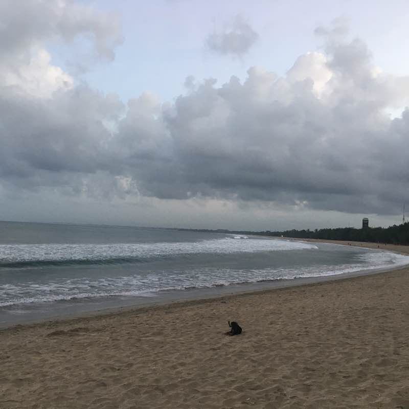 Kuta Beach 🏖 walking route map in Kuta