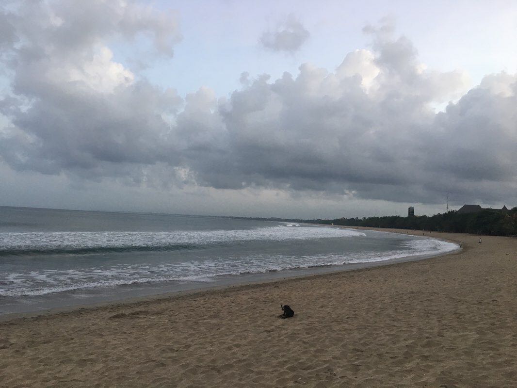 Kuta Beach 🏖 walking route map in Badung, Bali, Indonesia