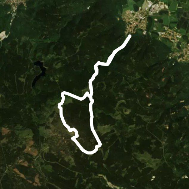 Hunk hike walking route map in Ilsenburg