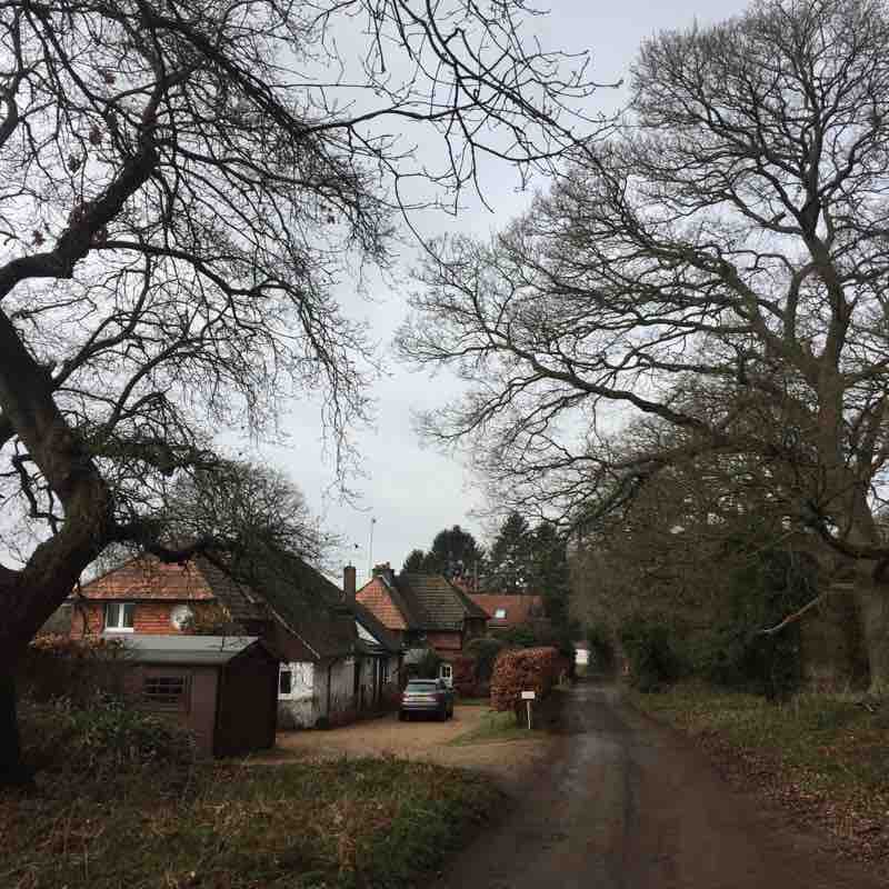 Sheer walk walking route map in Gomshall