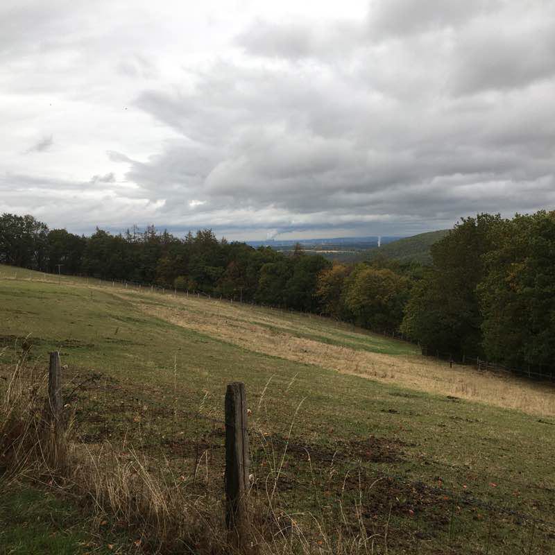 Dogs round walking route map in Hürtgenwald