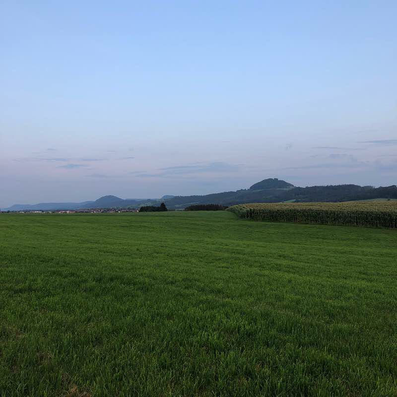 Golf and Lama walking route map in Wäschenbeuren