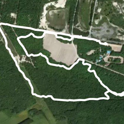 St Lazare walking route map in Saint-Lazare