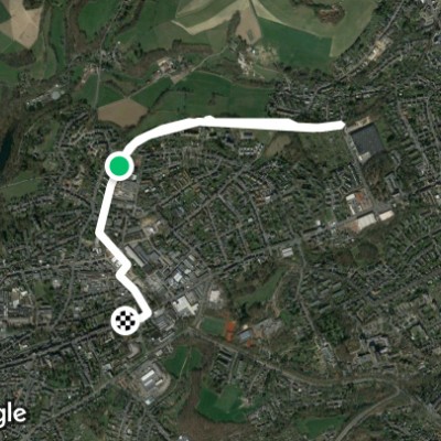 Spaziergang auf der Korkenziehertrasse