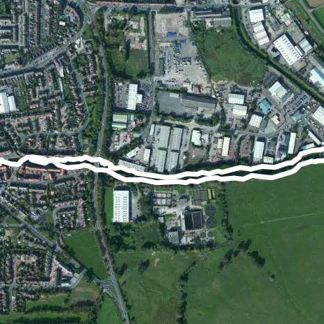 Beverley beck walking route map in Woodmansey