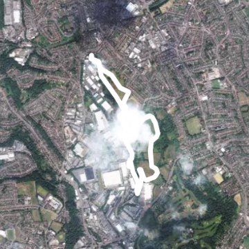 Coombes Wood. walking route map in Halesowen