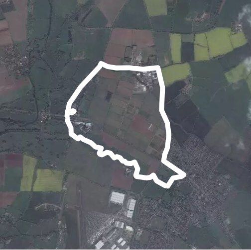 Charlcote to Wellesbourne wander walking route map in Wellesbourne