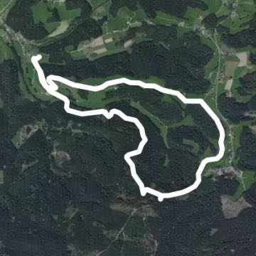 Spiasmoia - Frauschereck, path 520 walking route map in Sankt Johann am Walde