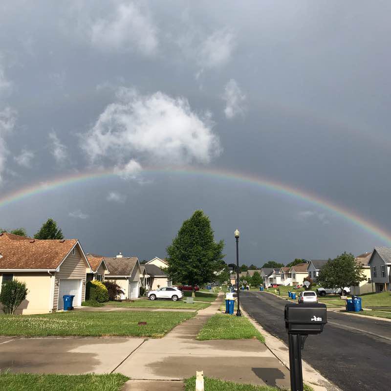 Kearney trail PARTIAL route walking route map in Excelsior Springs