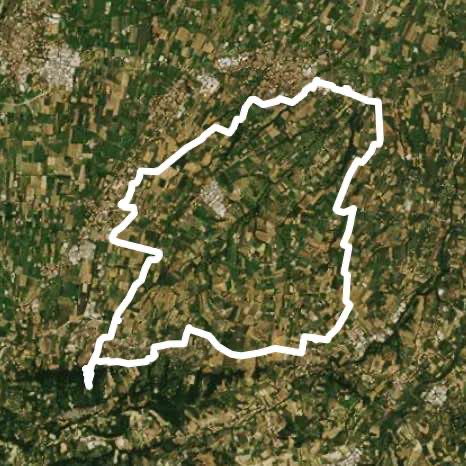 Bianello walking route map in Codemondo