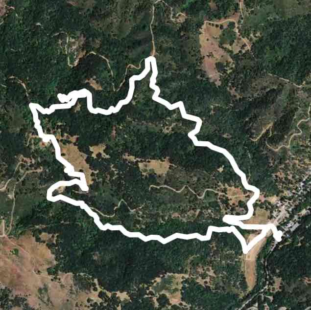 Almaden Quicksilver deep gulch trail