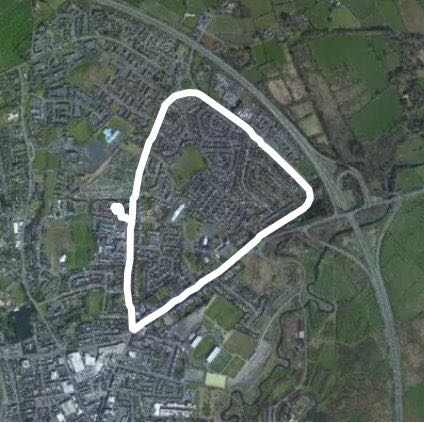 Neighbour walk route 