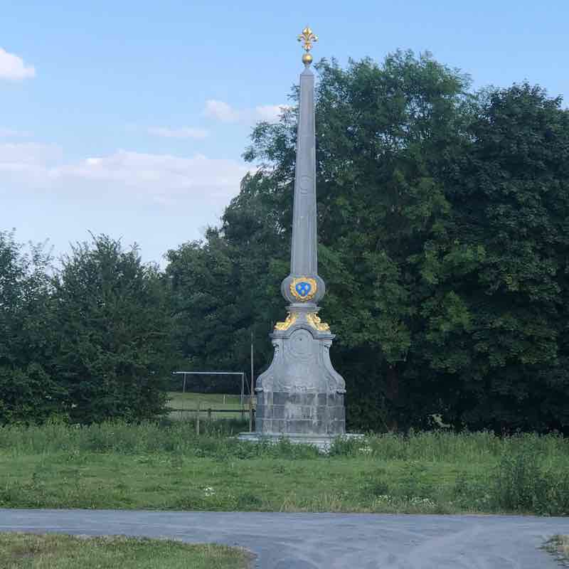 Circuit of the waziers walking route map in Cysoing