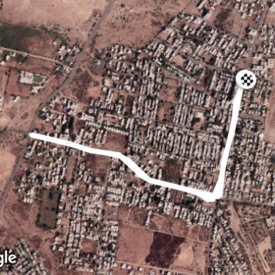 Route near Aditya Nagar