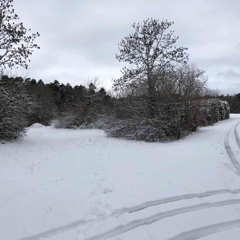 Quiet path walking route map in Bofflens