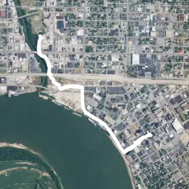 Greenway to Lamasco Park