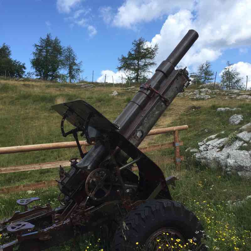 St. George walking route map in Malga San Giorgio