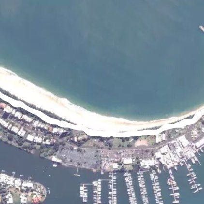 Mooloolaba to Spit  walking route map in Mooloolaba