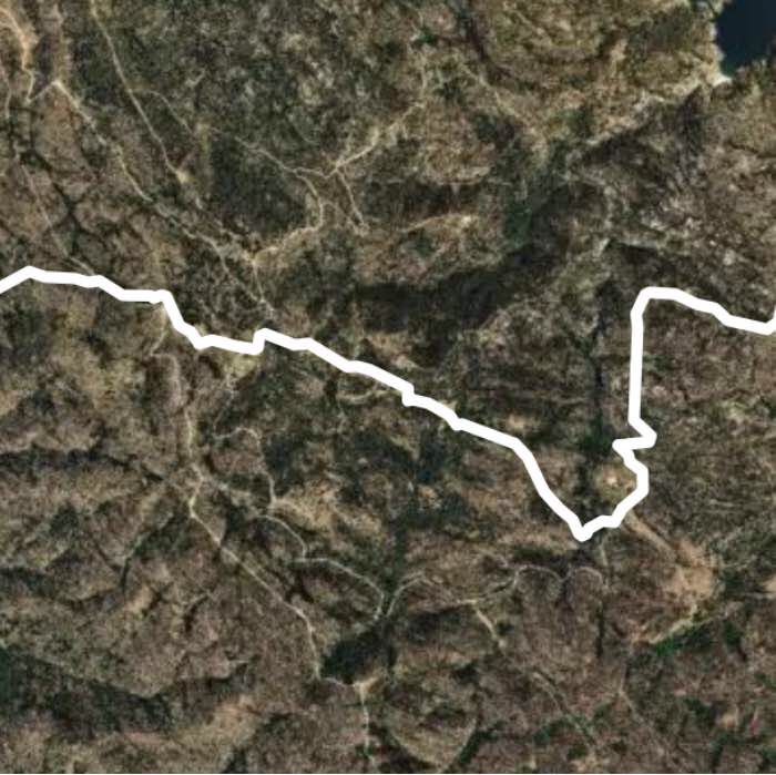 From port of Salva to beach tavellera walking route map in El Port de la Selva