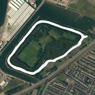 Belfast Victoria parkrun route