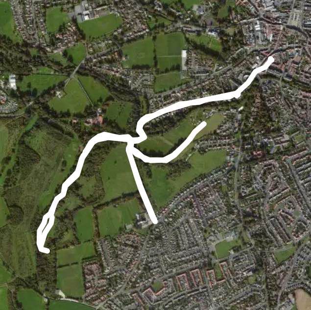 Go Ripon walking route map in Ripon