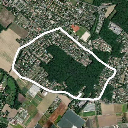 Veyrier via Park walking route map in Veyrier