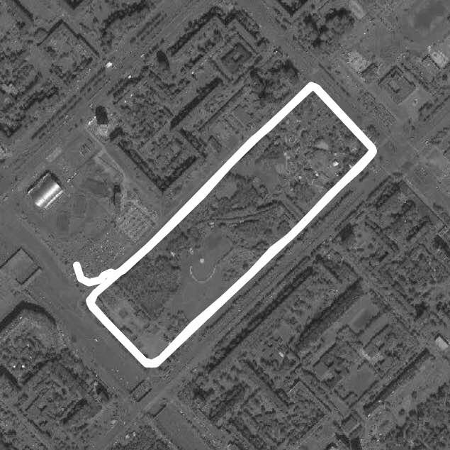 Chelny Victory Park 🏃🏻♀️ walking route map in Naberezhnye Chelny