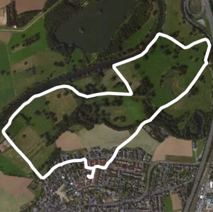 Meindorf Kurt walking route map in Sankt Augustin