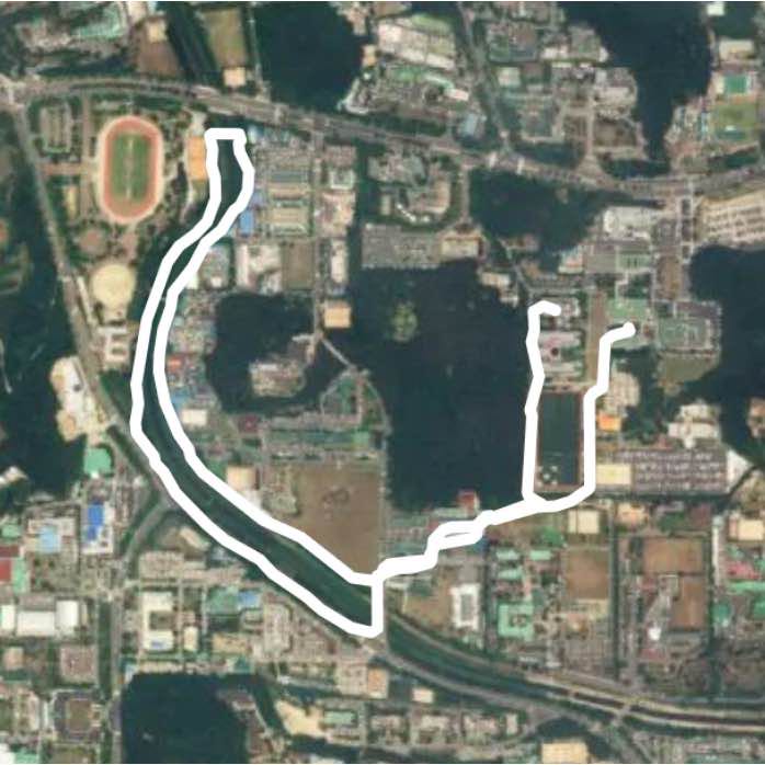 ETRI내외부 산책로