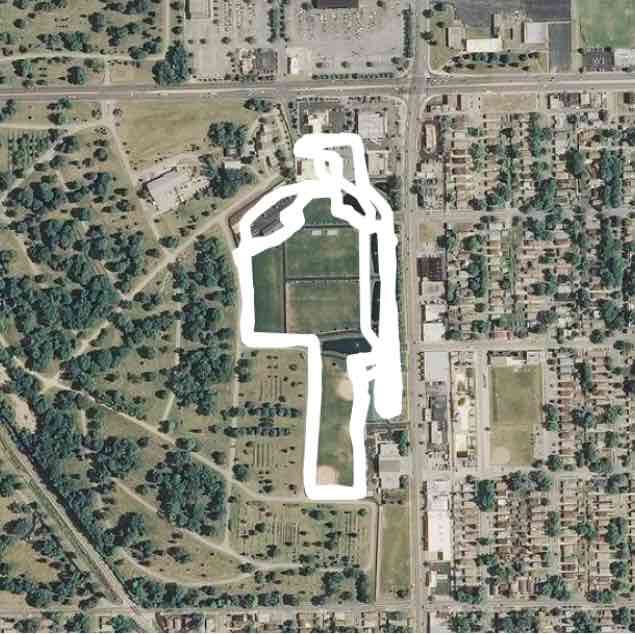 Evergreen Walk Trail Evergreen Park, Illinois, USA Pacer