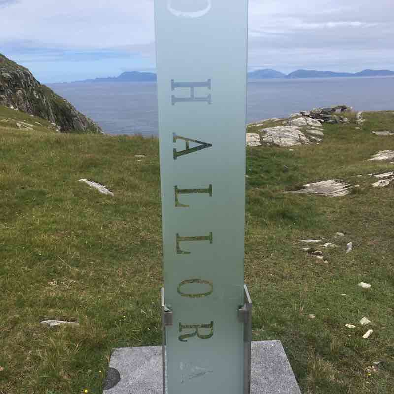 The Island of Inishturk walking route map in Inishturk