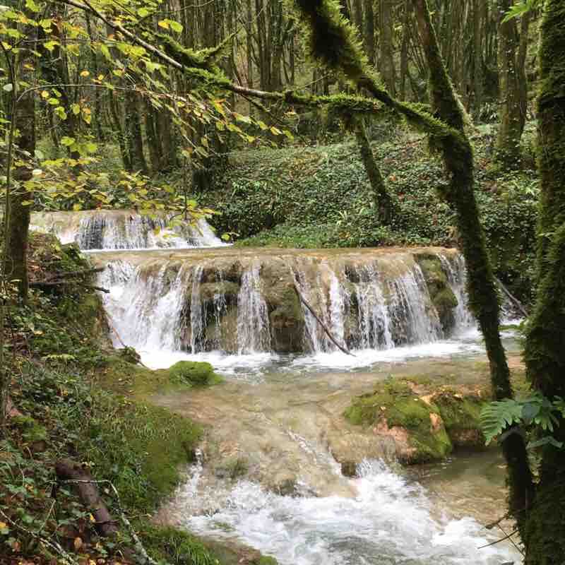 The caillon in Floirac walking route map in Floirac