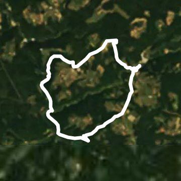 Besse walking route map in Besse
