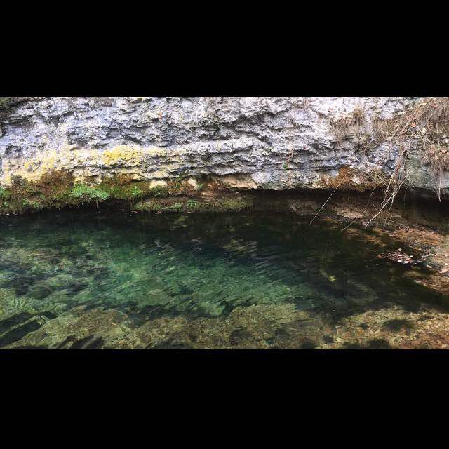 Martel. The Eye of the Doue walking route map in Martel