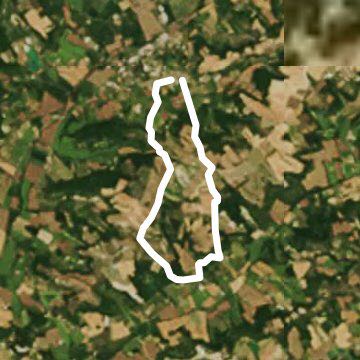 Montcuq walking route map in Montcuq-en-Quercy-Blanc