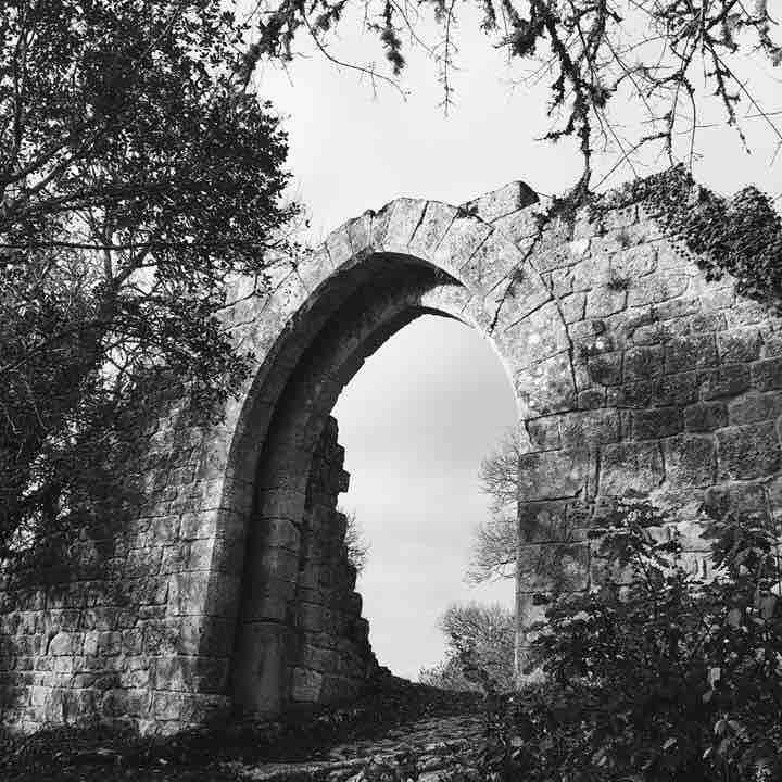 Montcabrier walking route map in Montcabrier