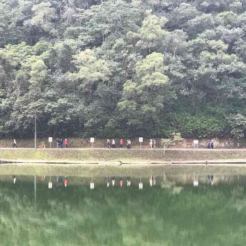 Yilan Longtan Lake Lake Trail walking route map in Jiaoxi