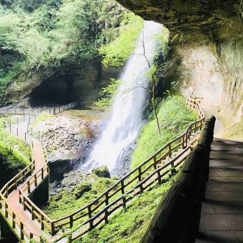 杉林溪森林遊樂區-松瀧岩瀑布