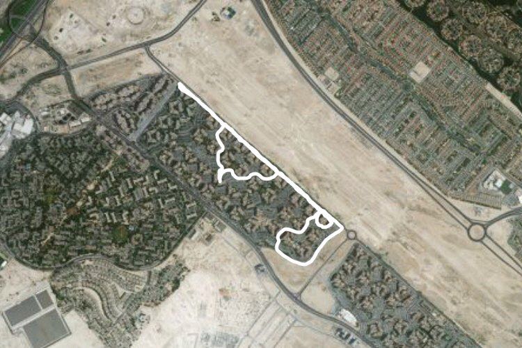 7.08 Km Route in Dubai, Dubai, United Arab Emirates