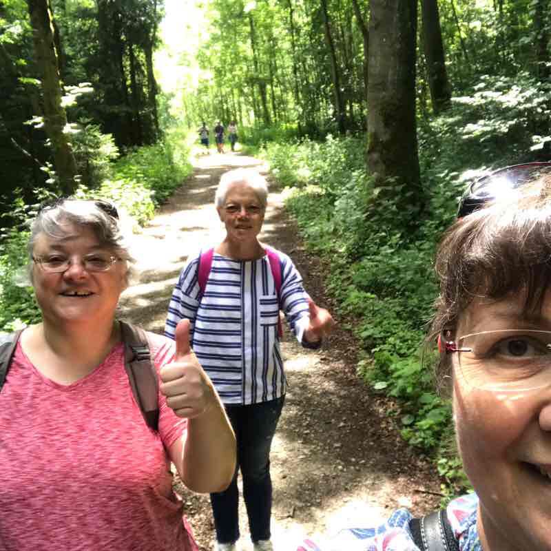 Gourmet walk Fingig walking route map in Garnich